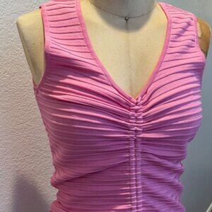Cache Hot Pink sleeveless Top